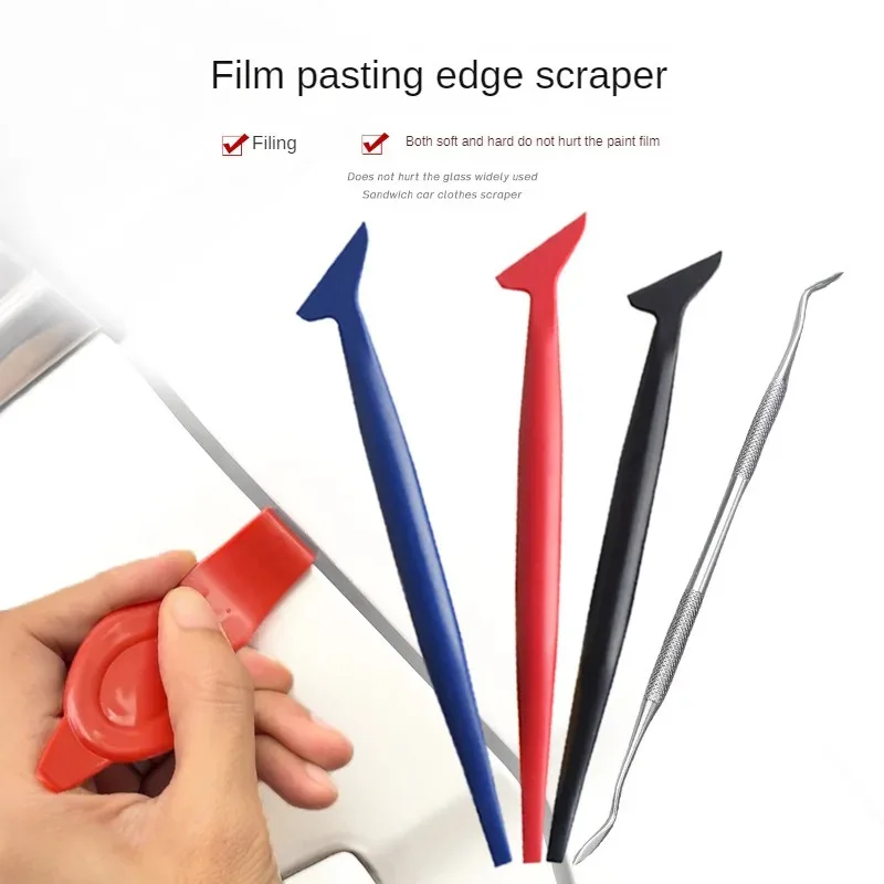 3Pcs/5Pcs Flexible Micro Squeegee Car Vinyl Wrap Tool Kit EdgeTrimmerDifferent Hardness Window Tint Stickers Install