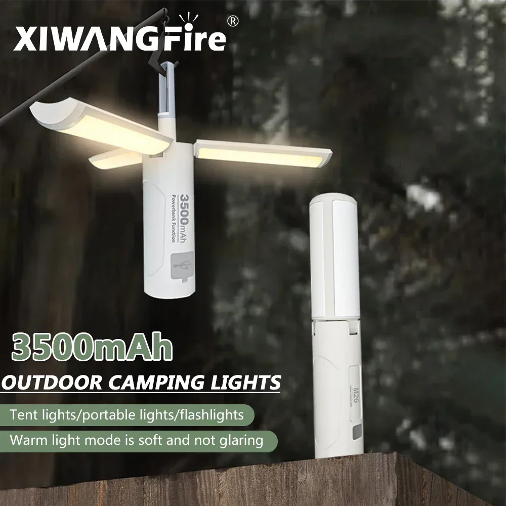 3500mAh Rechargeable Tent Light Portable Camping Lantern