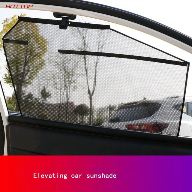 Pare-soleil Rétractable Pour Voiture, Noir, Universel, Pare-brise - Côté  Fenêtre Parasols - AliExpress