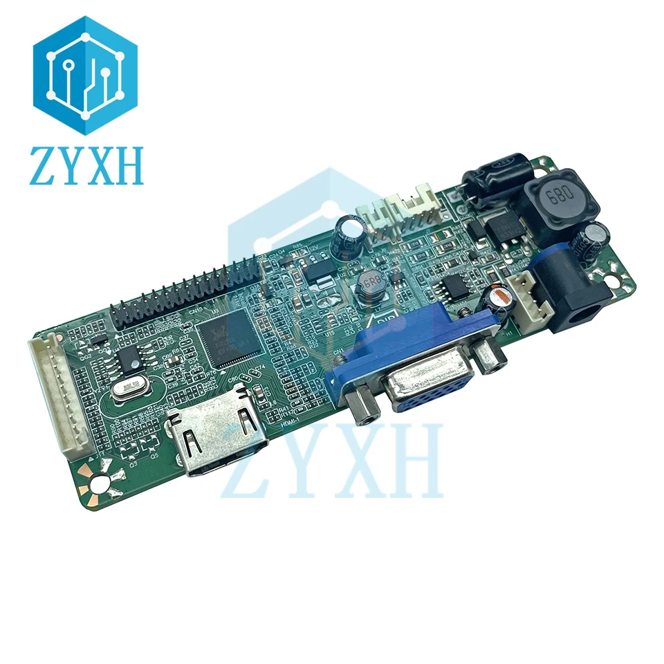 HDMI e VGA Control Board Monitor, LCD