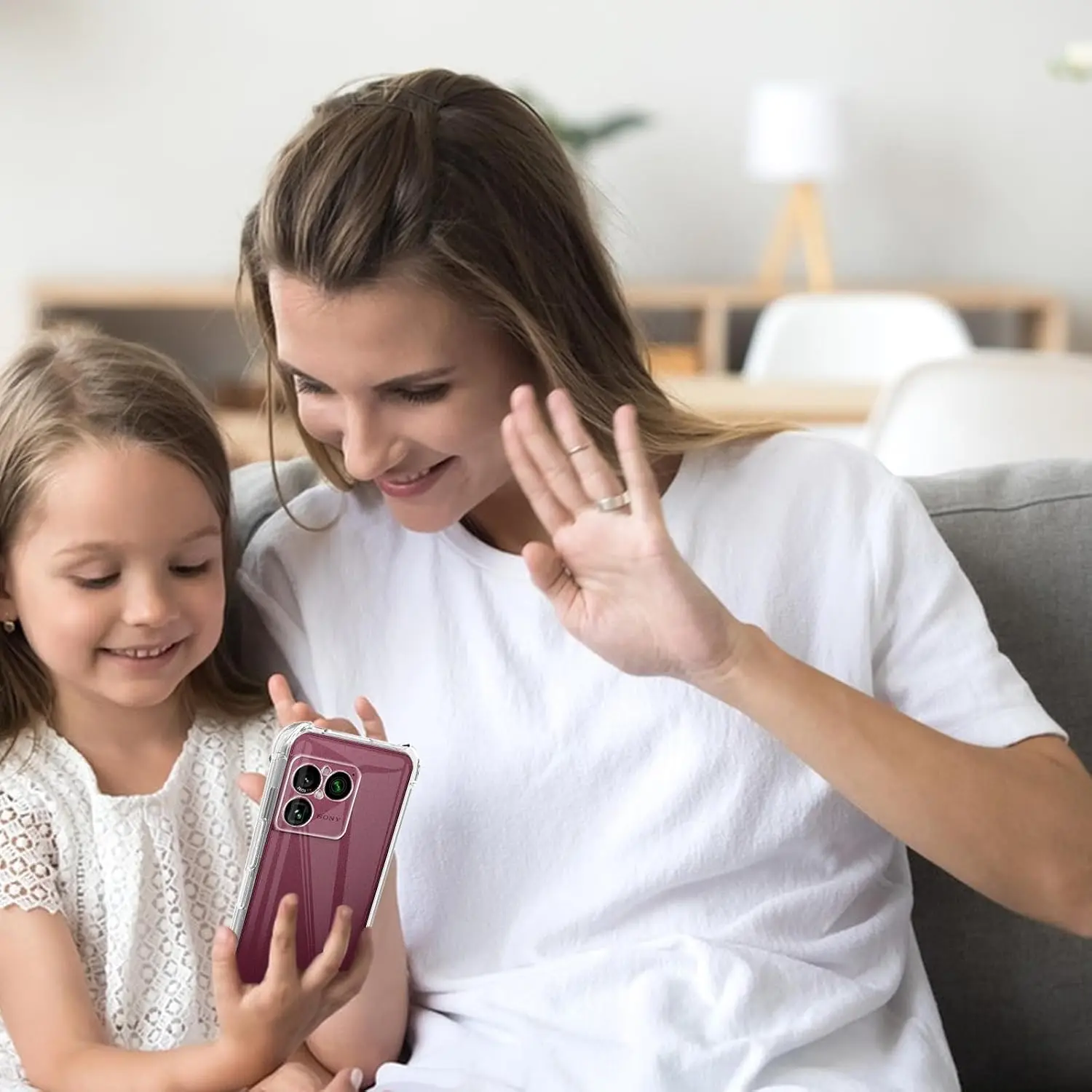 Shockproof Soft TPU Clear Case with Reinforced Corners and Camera Protection
