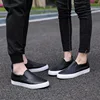 New Shoes for Men Leather Casual Shoes Spring Fashion Concise Flat Shoes 2 Colors Slip-on Loafers 6