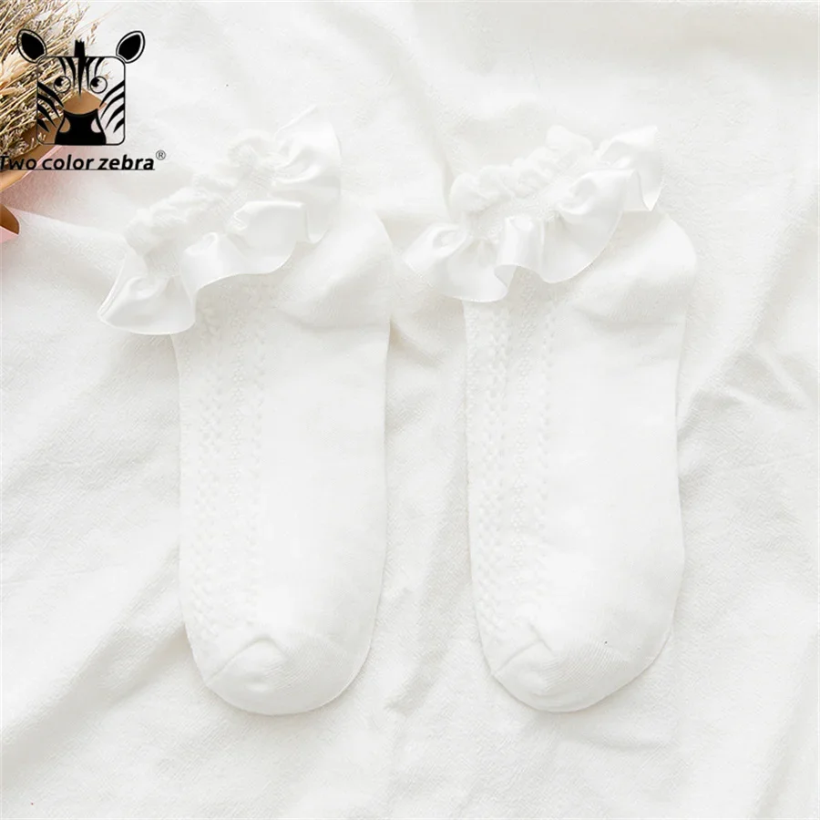 Summer Thin Section Lolita Maiden Sweet Wind Solid Color Aldult Sock Lace Cosplay Costume Accessories Daily Necessities game cosplay props anime cosplay socks