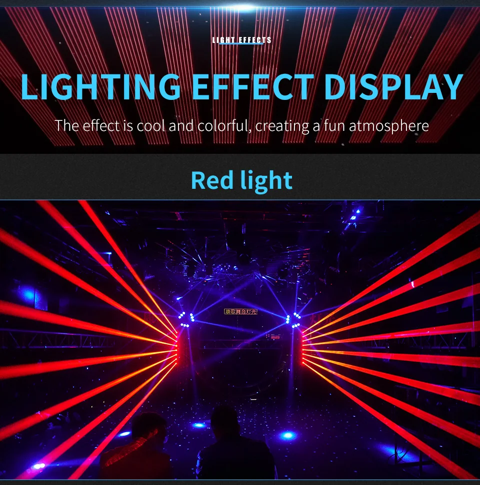 High Power 8 Eyes Laser Light 150W Stage Moving Head Light Laser Projector DJ Ba