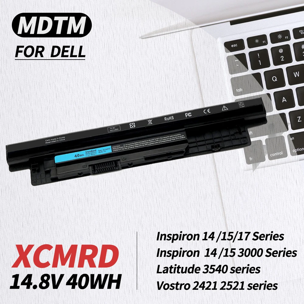 XCMRD 14,8 V Аккумулятор для Dell Inspiron 15 3000 Series 3542 3543 3521 3537 3531 3541 17 3721 15R 3737 5537 17R 5521 5737 5721 3440