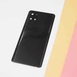 Enhanced Back Panel Housing Cover with Camera Lens for Samsung Galaxy Note10 Lite (Black)