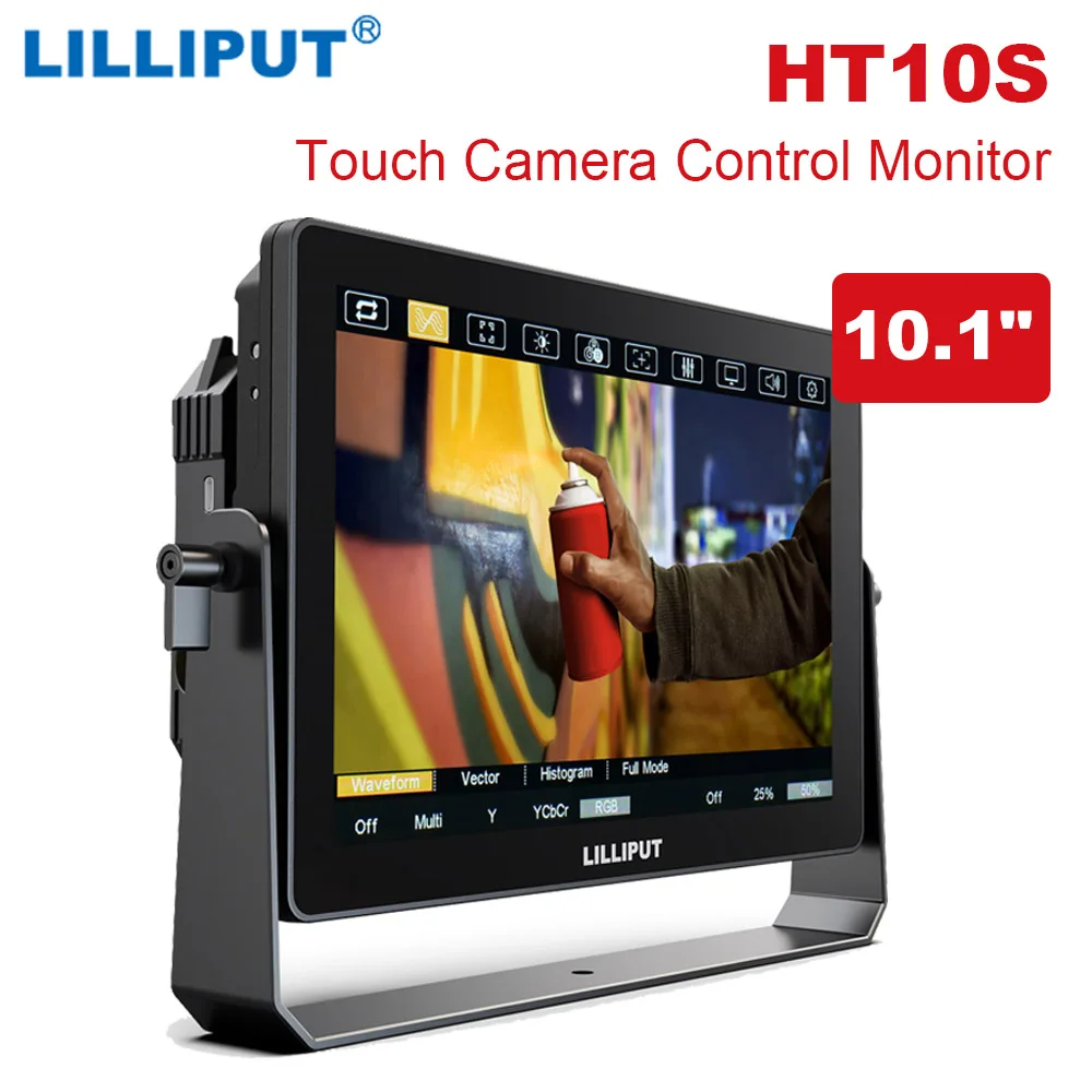 LiLLiPUT HT10S 10.1 inch 1920&times;1200 1500nits 3G-SDI Touch Camera Control Monitor HDMI-Campatible Touch Screen For DSLR Camera