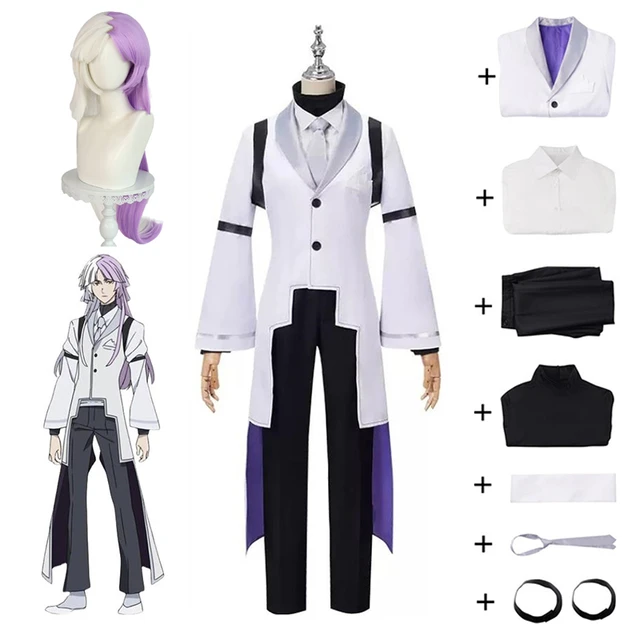 Anime Bungou Stray Dogs 4th season Sigma Cosplay Costume Uniform Suit with  Tie Halloween Christmas Party Outfit for Men Women - AliExpress