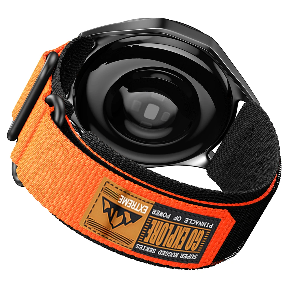 Nylon Velcro Loop Watch Strap, 22mm