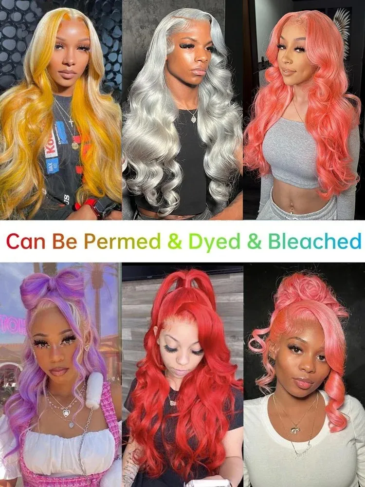 360 Lace Frontal Wig 613 Blonde 13x4 13x6 Lace Front Wig Human Hair Long Brazilian Body Wave Human Hair Wigs For Women 30 Inch