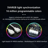 Корпус компьютера, гибкая световая панель ARGB, подходит для видеокарты, 24 контакта/8 контактов/2x8 контактов/12VHPWR/материнская плата, декоративная световая полоса — изображение 6