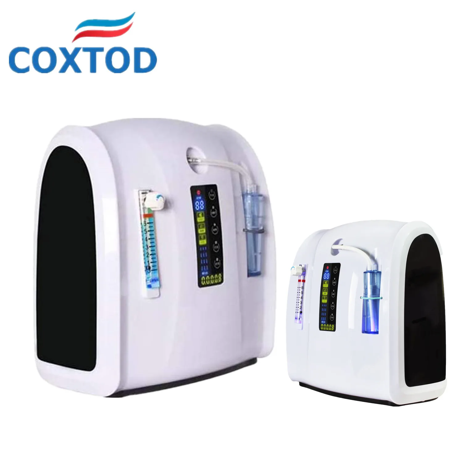 COXTOD 24hours Continuous Oxygen Concentrator Generator Homecare Oxygen Machine Air Purifier Indoor Bar with Atomizer