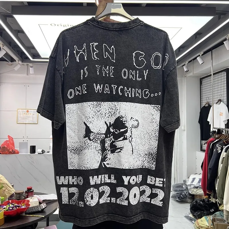 

New Style Vintage Black Hellstar T-shirt Men Women 2023ss Best Quality Purple Love Tee Tops T Shirt Mon Compte