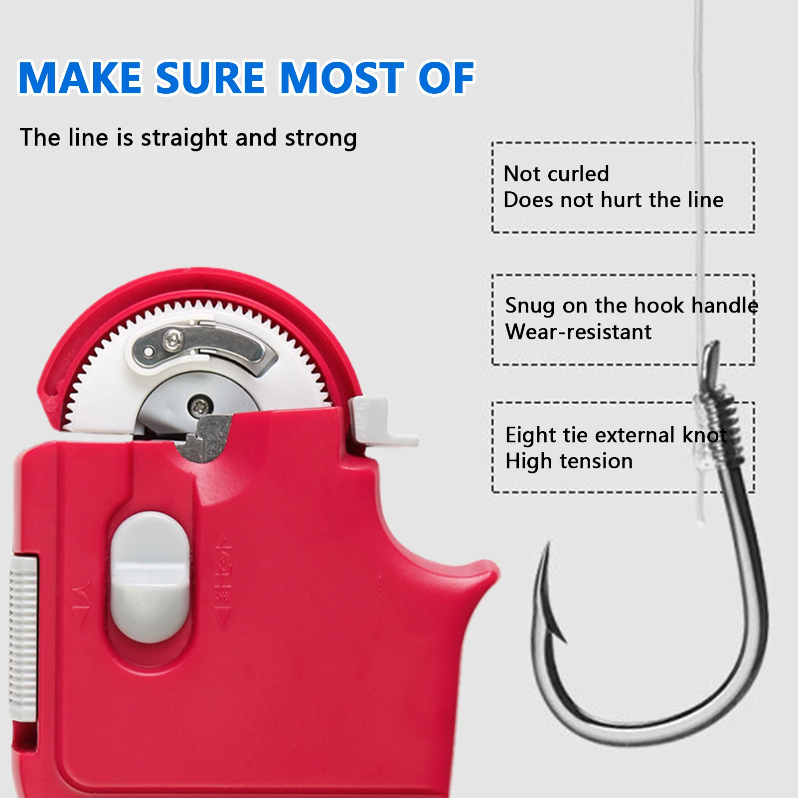 Hook Knot Tool Best Fishing Hook Tier 2Pcs Fishing Hook Tier Knot