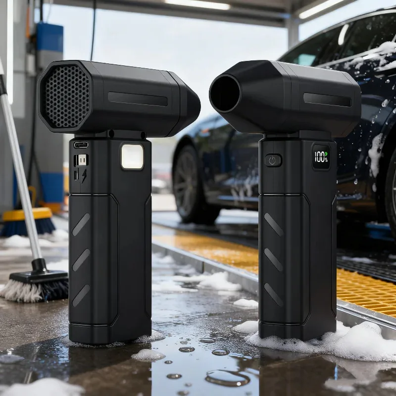 450000rpm 무선 초강력 에어 블로워 터보 제트 팬 브러시리스 모터 충전식 블로워 세차 에어건 공기압