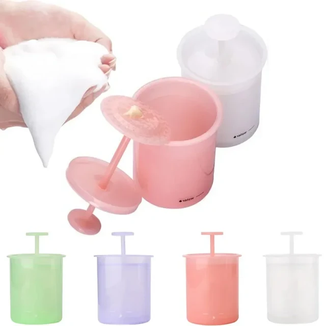 Facial Cleanser Foam Maker Portable Foaming Clean Tool Simple Shower Bath  Shampoo Bubble Maker for Face Clean Tool Reusable New - AliExpress