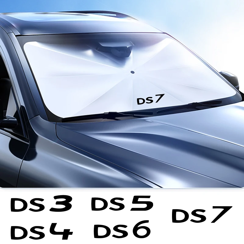 Car Front Glass Protective Sunshade UV Reflective Umbrella DS3 DS4 DS5 DS6 DS7 Car Front Sunshade Accessories