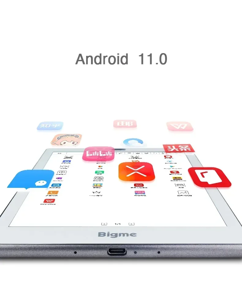 Bigme S6 Color 7.8" Color Ink Screen E-reader 6+128G 8-core Android 11 Open System with Front and Rear Dual-camera Support OTG