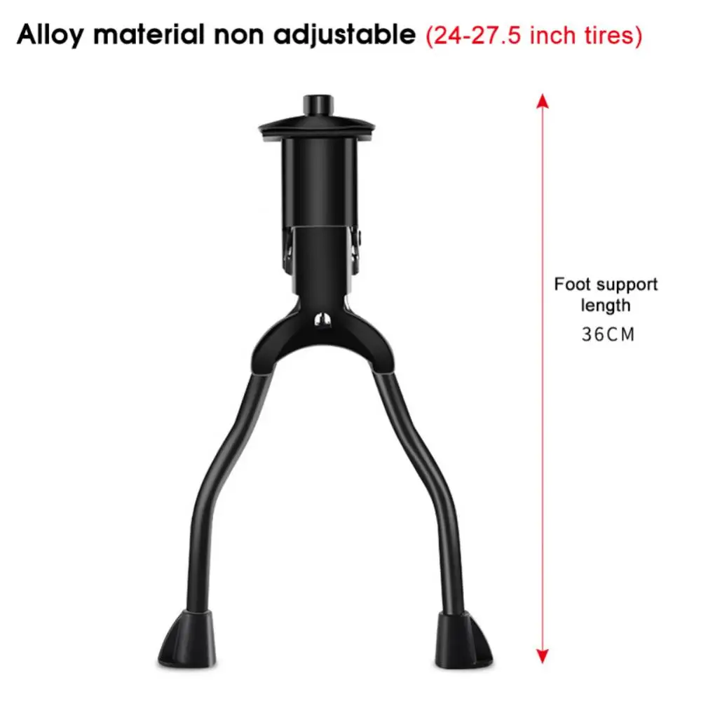 Description Picture 3 of itemDouble Leg Kickstand Stand Bike Center Mount Foldable Heavy Duty Adjustable MTB Bike Kickstand Foot Support Dual Leg