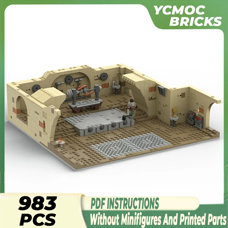 

Star Movie Model Moc Building Bricks Throne Room & Kitchen Area Technology Modular Blocks Gifts Christmas Toys DIY Sets Assembly