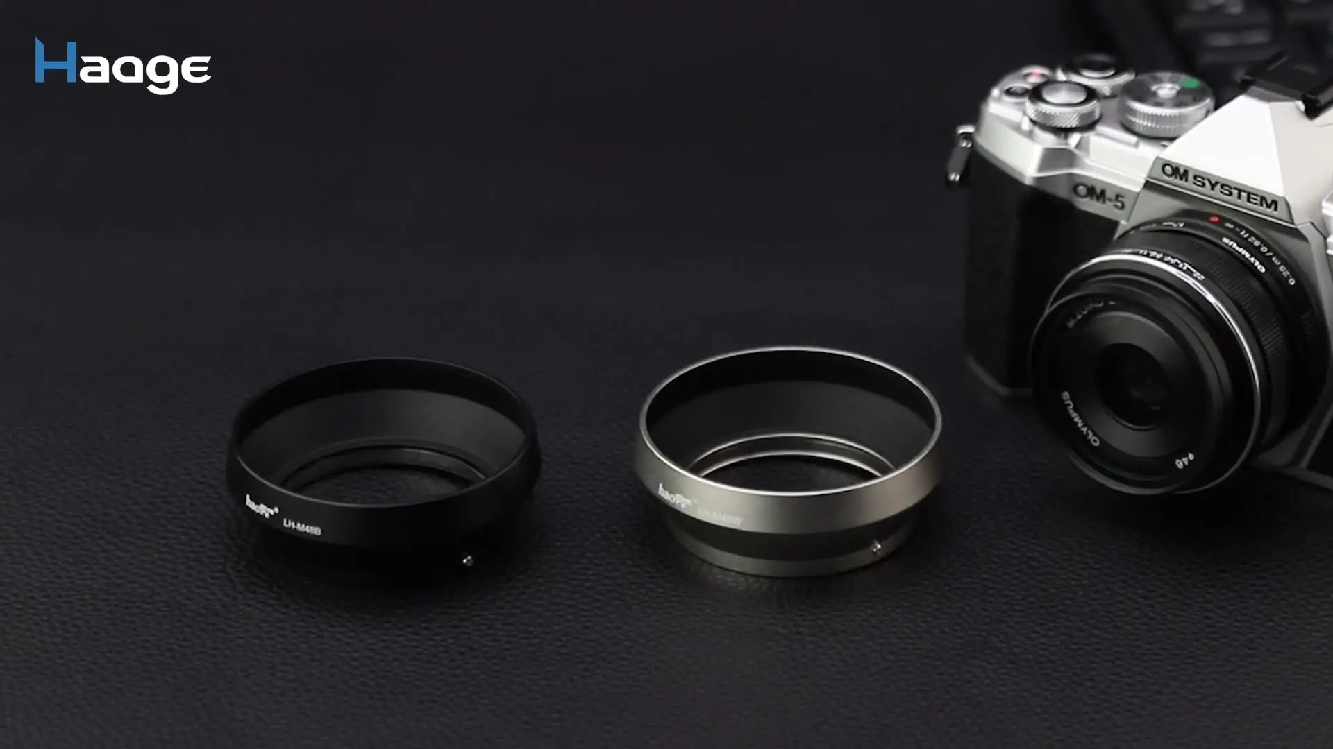 Haoge LH-OM45 Pare-Soleil Carré Métal Pour Olympus 45mm F1.8 – Baïonnette, Anti-Reflet, Protection Premium