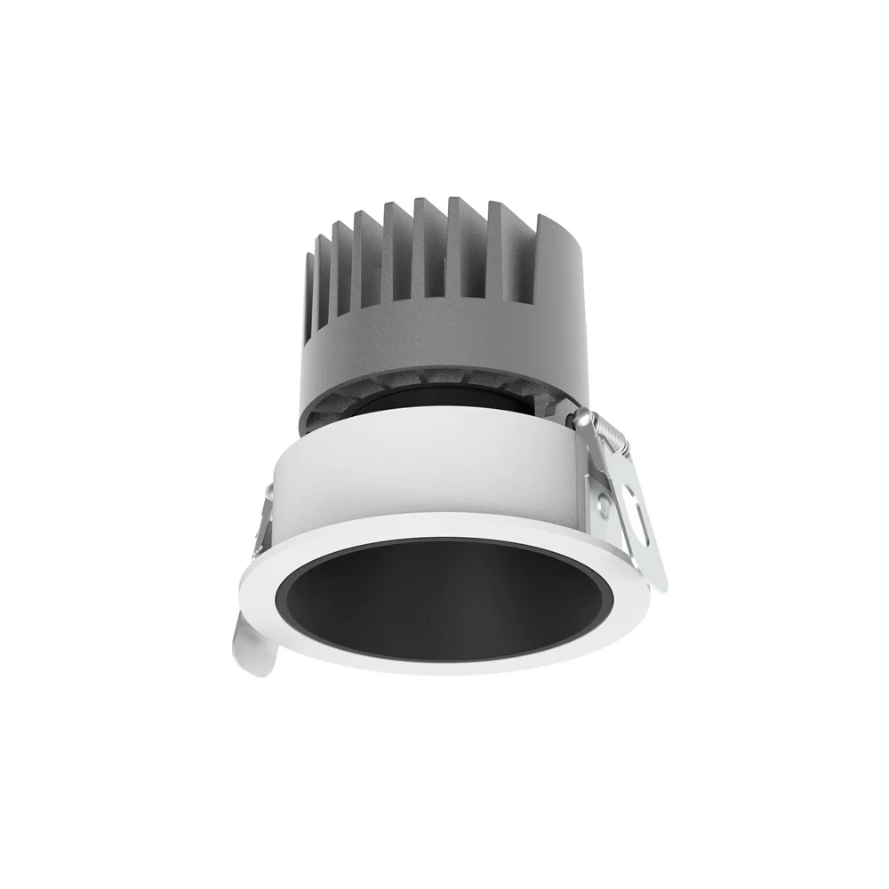 Round Recessed Anti-glare LED COB Spotlight CRI97 24&deg; 24W 30W Dimmable LED Downlight 10W 18W 20W Ceiling Spot Indoor Lighting led downlight recessed ceiling spotlight ceiling lamps