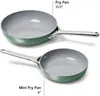 Nonstick Ceramic Mini Fry Pan (1.05 qt, 8") - Non Toxic, PTFE & PFOA Free - Oven Safe & Compatible with All Stovetops (G 3