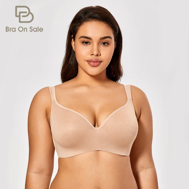 Delimira Women's Smooth Full Coverage Big Size Balconette T-shirt Bra  Seamless Underwire Support Plus Size Underwear - Bras - AliExpress