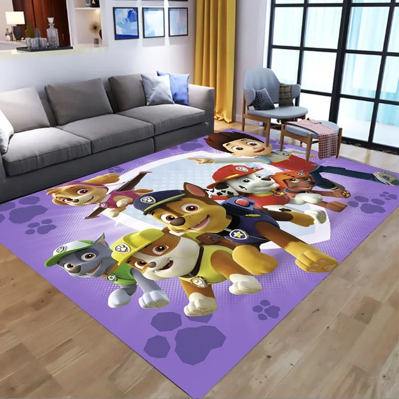 thumbnail image 1 of Alfombra de la patrulla canina con estampado de Anime Chase, alfombra para sala de estar y dormitorio, alfombra antideslizante con dibujos creativos para niños, decoración del hogar, 1 of 4