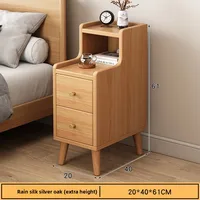 Table de chevet multifonctionnelle pour la maison, petite armoire de rangement étroite pour chambre à coucher 1