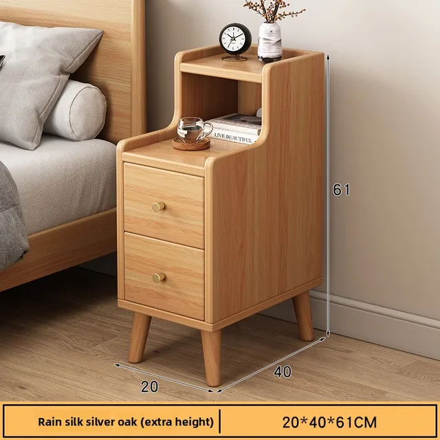 Table de chevet multifonctionnelle pour la maison, petite armoire de rangement étroite pour chambre à coucher 1