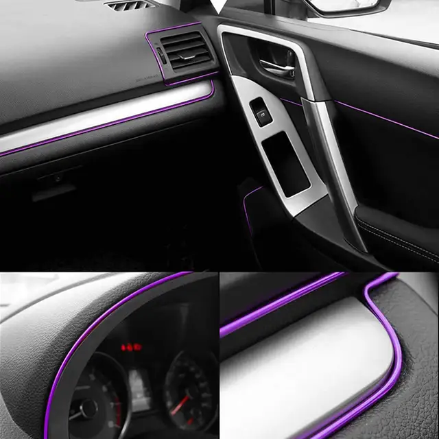 Modernize Seu Carro com Moldagem Decorativa Universal 3 Moldagens Decorativas Universais para Painel e Portas