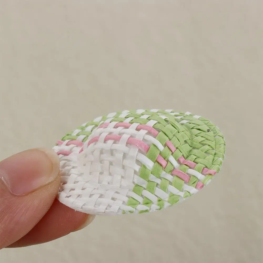 10pcs Mini Cotton Doll Hat Doll House Ornament Mixed Styles Small Cap Diy Crafts Jewelry Accessories Home Decoration