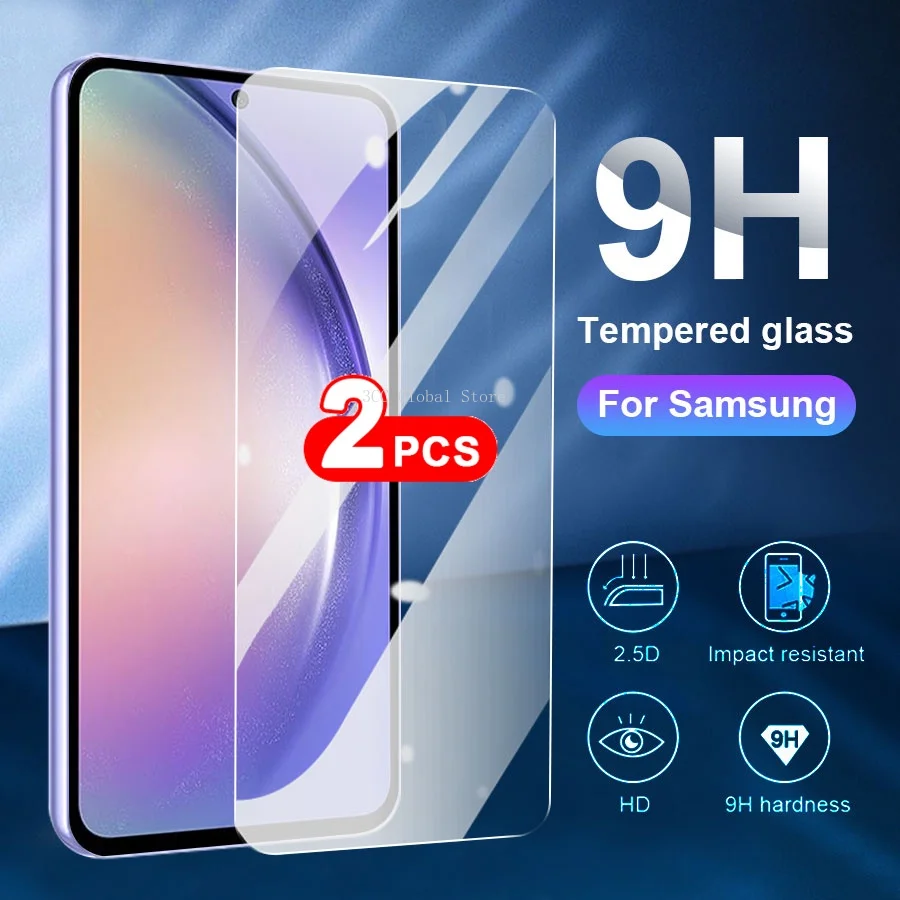 Vetro Temperato Per Samsung Galaxy A14 A13 A23 A53 A73 A12 A22 A32 A11 A31 A51 A71 A03 A04 A20 A30 A50 A70 Pellicola Protettiva Hd