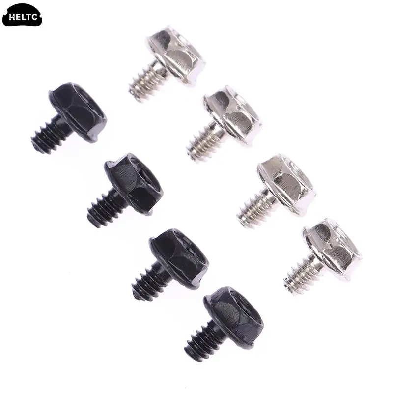 100pcs Toothed Hex 6/32 Computer PC Case Hard Drive Motherboard Mounting Screws For Motherboard PC Case CD-ROM Hard Disk