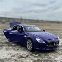1:32 Maserati Quattroporte Alloy Car Model Diecasts Metal Toy Vehicle Car Model Simulation Sound Light Collection Childrens Gift 1