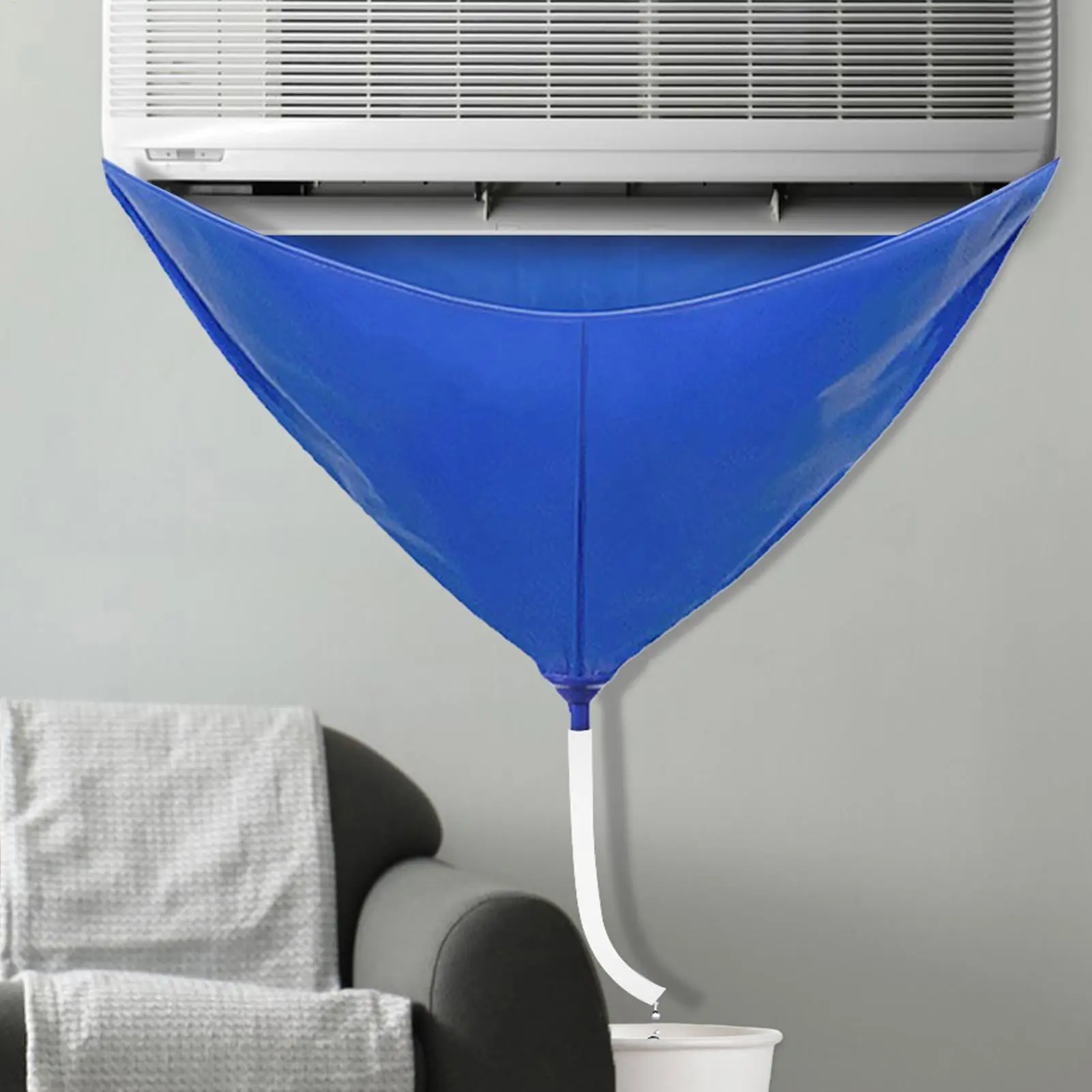 Summer Ac Cleaning Kit Air Conditioner Cleaning Bag with Drain Pipe Cleaner Waterproof Conditioning Washing Set Aircon Tools