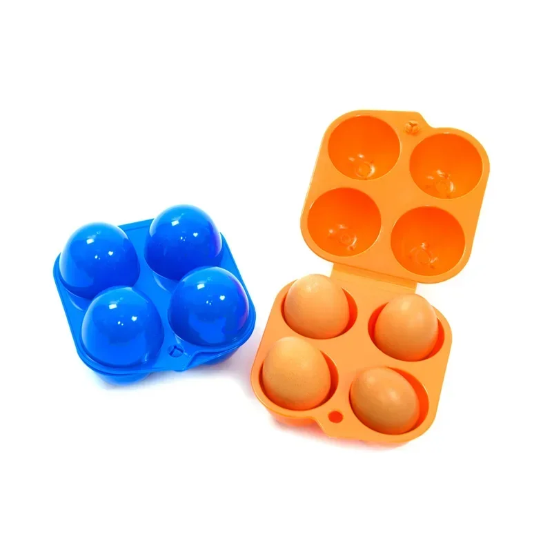 2/4/6/12 Grid Egg Storage Box Portable Egg Holder Container for Outdoor Camping Picnic Eggs Box Case Kitchen Organizer Case 4
