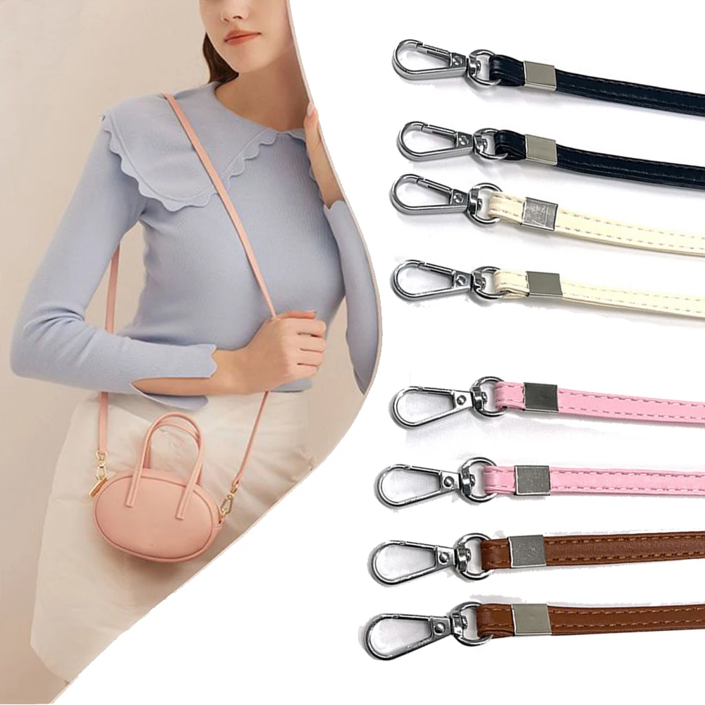  Womens Solid Color Narrow Purse Straps Replacement