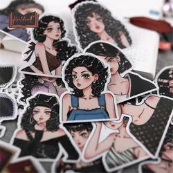 20/25pcs Ins Fashion Girls Stickers Diary Base Material Paper DIY Scrapbooking Hand Account Journal Planner Decorations
