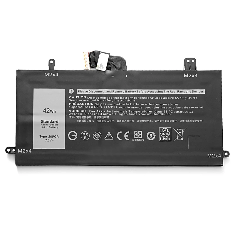 

7.6V 42Wh J0PGR Laptop Battery for Dell Latitude 12 5285 5290 2-in-1 T17G T17G001 T17G002 Series 1WND8 JOPGR NYPKP 0X16TW 6CYH6