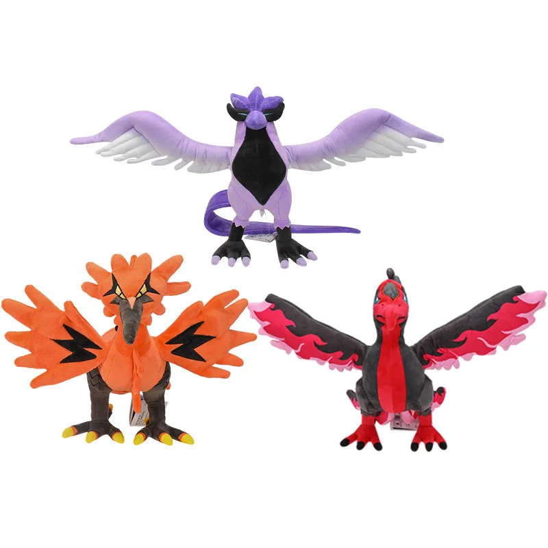 Zapdos Articuno Moltres Legendary Bird Pokemon Pokemon Peluche Bambola Action Figurine Da Collezione Anime Model Toys Figures Gift