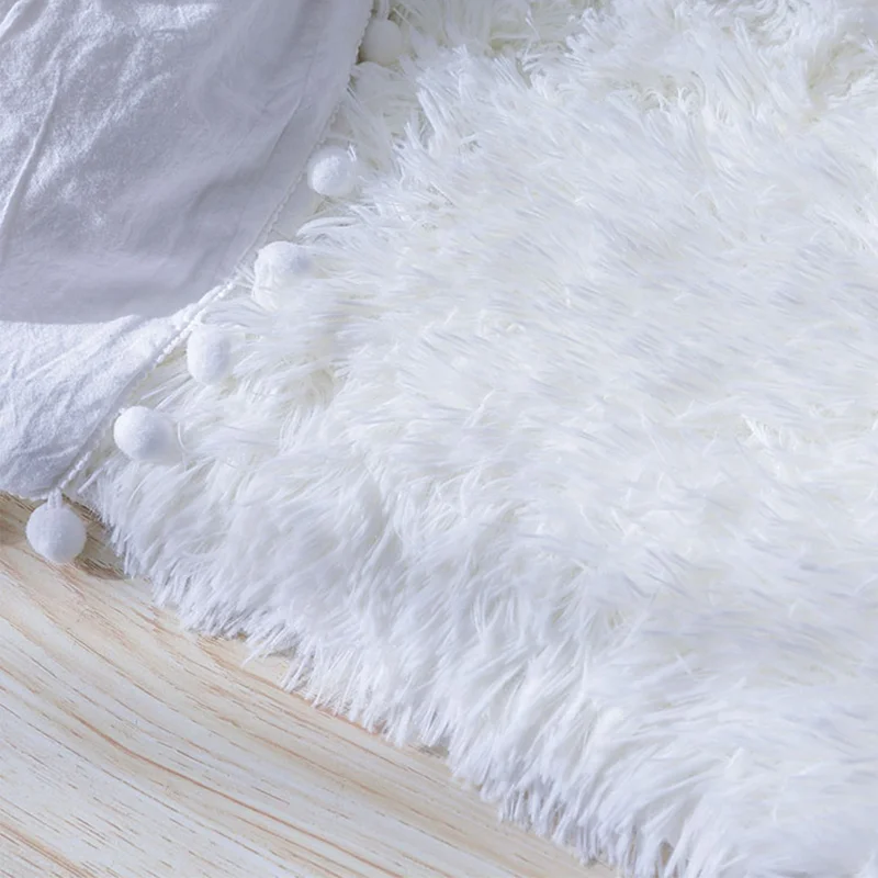 Soft Area Rugs For Bedroom Fluffy, Non-slip Tie-Dyed Fuzzy Shag Plush Soft Shaggy Bedside Rug, Tie-Dyed Living Room Carpet - Image 4