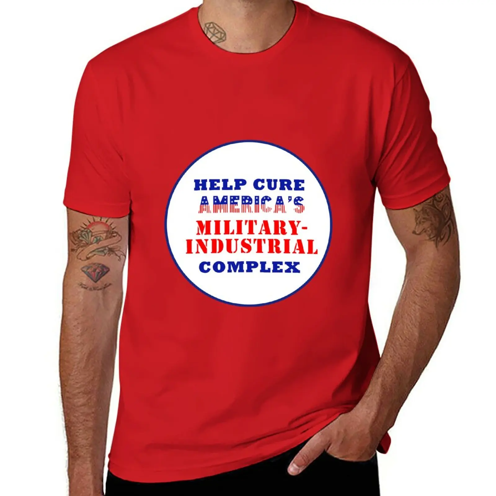 New Help Cure T-Shirt Industriale Industriale Militare Americana T-Shirt Blondie Magliette Personalizzate Abbigliamento Uomo