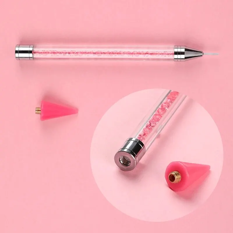 Box Set Multifunctional Detachable Wax Head Nail Rhinestone Dotting Pen Crystal Pickup Painting Nail Art Decoration Tools nail art pen nail art picking tools rhinestone picker pen nail art tools rhinestone picking tool
