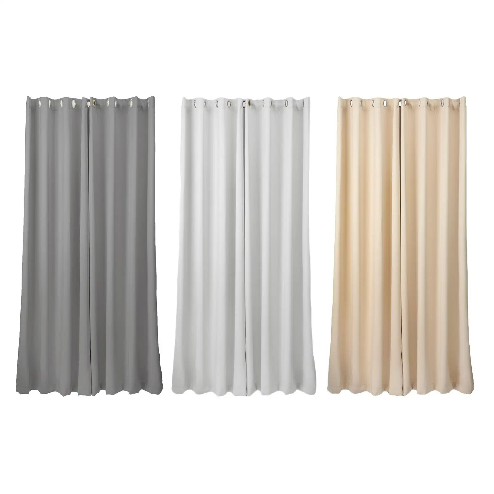 Thermal Outdoor Waterproof Grommet Blackout Window Porch Patio Curtain Panel