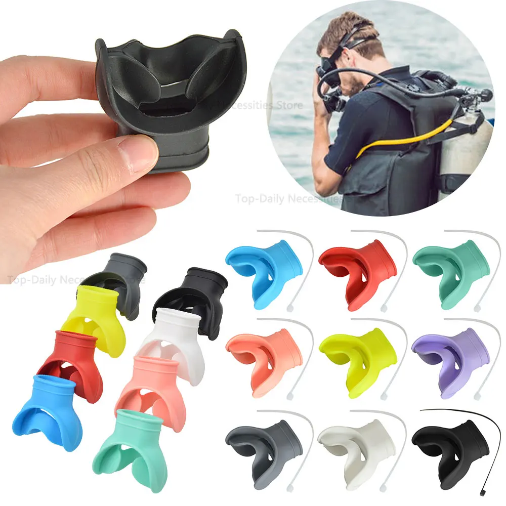 Scuba Diving Second Stage Silicone Mouthpieces Snorkel Regulator Universal Underwater Breathing Accessories diving snorkel swimmers snorkel swimming snorkel