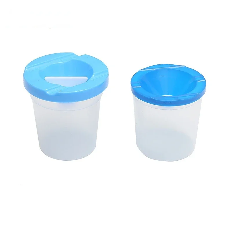 10Pcs Spill Proof Paint Cups, No-Spill Paint Cups with Lids Kids