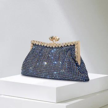 fashion rhinestone clutch bag for women shinny diamonds evening party purses