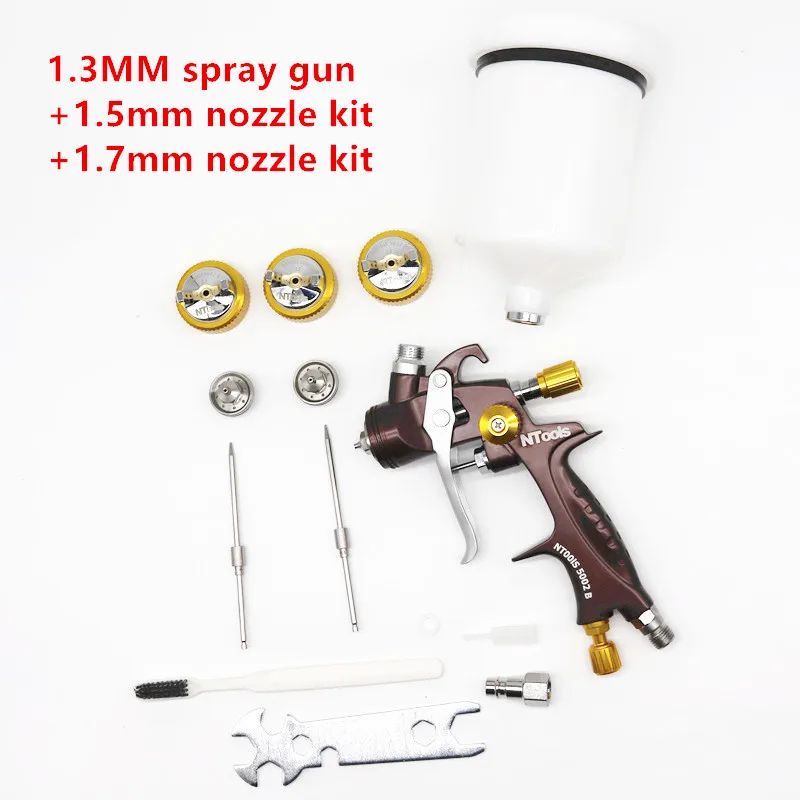 HVLP Paint Spray Gun Gravity Paint Sprayer Air Spray Gun High Atomization Air Tools Oil Repair Guns Painting Airbrush